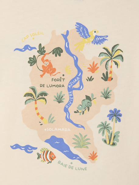 T-shirt manches courtes bébé garçon écru - vertbaudet enfant 