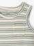 Striped organic cotton tank top for baby boys striped white - vertbaudet enfant 