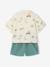 Boy's shirt and short set emerald green - vertbaudet enfant 
