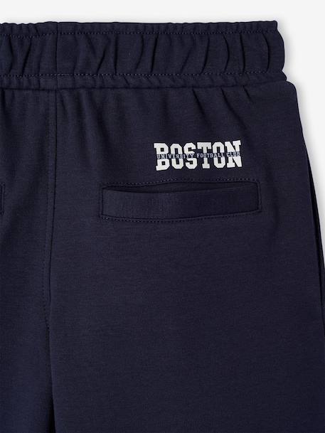Boys' wide-leg joggers navy blue - vertbaudet enfant 