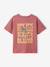 T-shirt garçon motifs devant et dos anthracite+blanc+bleu ciel+bleu océan+bois de rose - vertbaudet enfant 