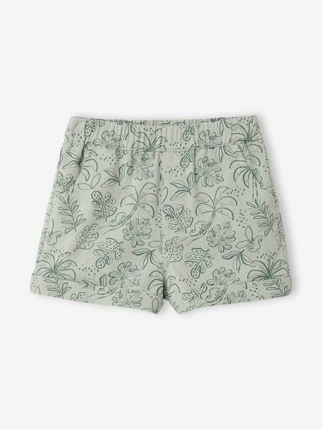 Baby boy shirt and short set sage green - vertbaudet enfant 