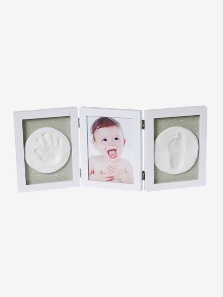 Triptych Frame for Baby's Hand or Foot Mould White - vertbaudet enfant 
