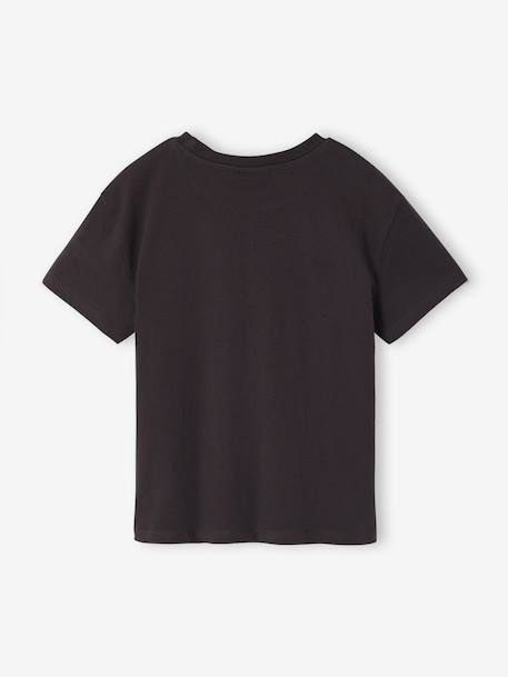 ACDC short-sleeved rock t-shirt for boys anthracite - vertbaudet enfant 
