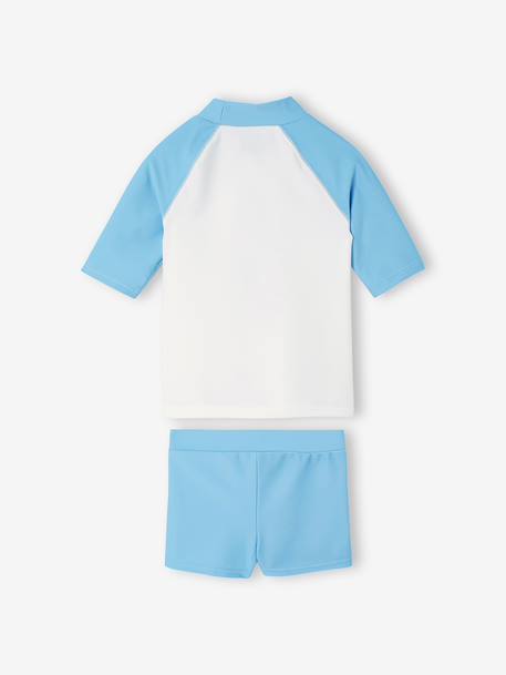 SNOOPY UV-protective swimsuit for boys sky blue - vertbaudet enfant 