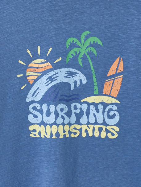 Short-sleeved t-shirt for boys blue - vertbaudet enfant 