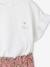 Girl's T-shirt and wide-leg trouser set blush+ecru - vertbaudet enfant 