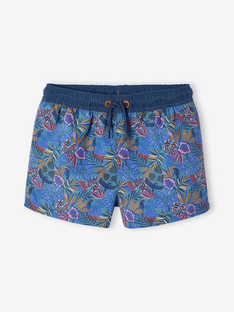 Boy's swim shorts, Liberty capsule blue - vertbaudet enfant 