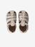 Leather Sandals for Baby Girls, Designed for First Steps gold+iridescent beige+printed white - vertbaudet enfant 