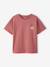 T-shirt garçon motifs devant et dos anthracite+blanc+bleu ciel+bleu océan+bois de rose - vertbaudet enfant 