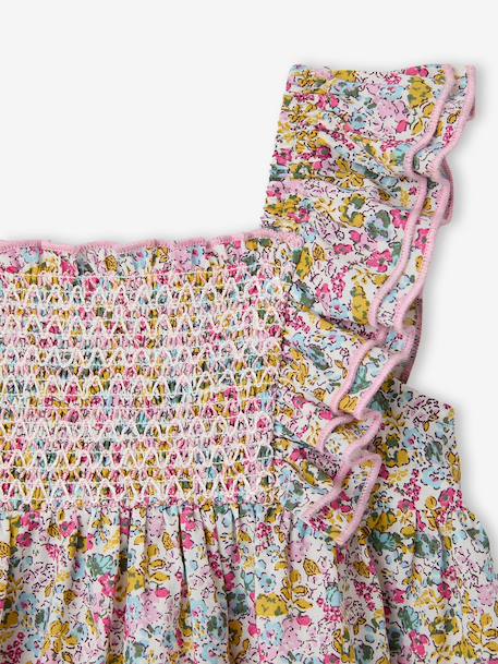 Baby dress with matching organic cotton knickers multicoloured - vertbaudet enfant 