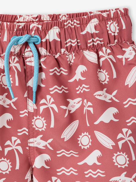 Short de bain terracotta - vertbaudet enfant 