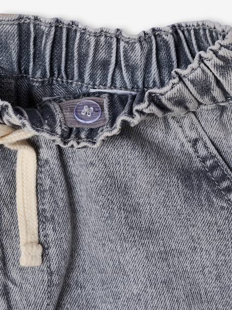 Easy-to-Slip-On Denim Bermuda Shorts for Boys denim grey+double stone+printed blue+stone+striped blue - vertbaudet enfant 