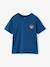 T-shirt with motif on front and back for boys anthracite+dusky pink+ocean blue+sky blue+white - vertbaudet enfant 