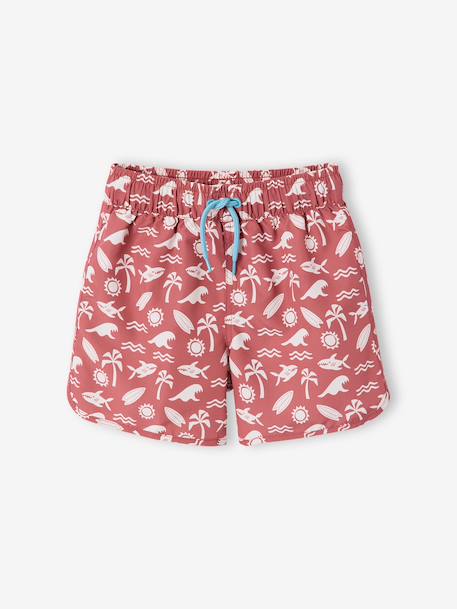 Short de bain terracotta - vertbaudet enfant 