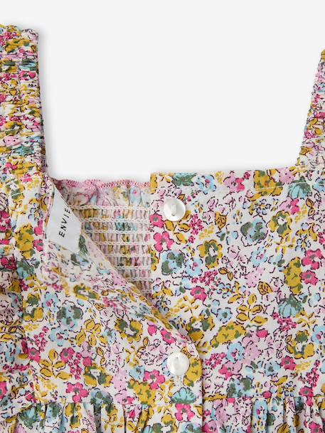 Baby dress with matching organic cotton knickers multicoloured - vertbaudet enfant 