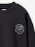 Round-neck oversized sweatshirt for boys anthracite - vertbaudet enfant 