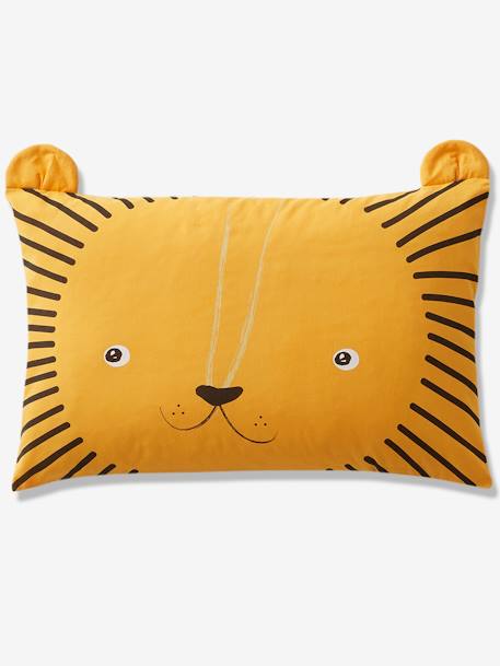 Pillowcase for Babies, Mon petit lion Orange - vertbaudet enfant 