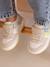 Elasticated Synthetic Trainers for Babies set beige - vertbaudet enfant 