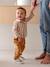 Fabric Trainers with Hook-&-Loop Straps khaki+navy blue+printed beige+set beige - vertbaudet enfant 