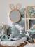 Rattan Mirror, Rabbit Light Wood - vertbaudet enfant 