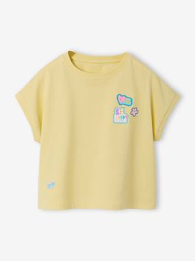 T-shirt manches courtes fille - vertbaudet enfant Fille-T-shirt, sous-pull-T-shirt-T-shirt manches courtes fille
