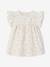 Baby girl's short-sleeved dress ecru - vertbaudet enfant 