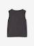 Printed T-Shirt for Girls anthracite+ecru - vertbaudet enfant 