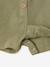Boys' bodysuit and dungaree set khaki - vertbaudet enfant 
