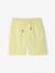Elasticated bermuda shorts for boys denim blue+fir green+pastel yellow - vertbaudet enfant 
