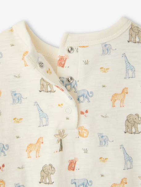 Boys' bodysuit and dungaree set khaki - vertbaudet enfant 