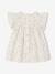 Baby girl's short-sleeved dress ecru - vertbaudet enfant 