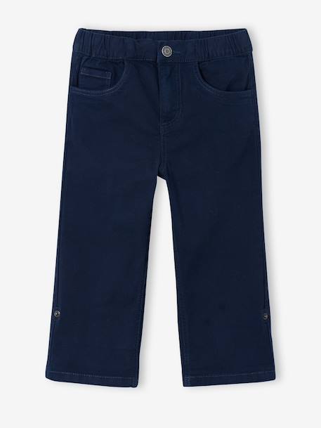 Pantacourt garçon marine+noix de pécan - vertbaudet enfant 