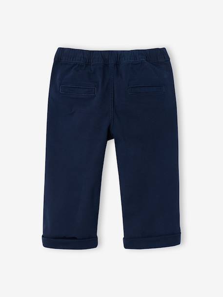Bermuda shorts for boys navy blue+pecan nut - vertbaudet enfant 