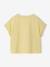 Girl's short-sleeved t-shirt pale yellow - vertbaudet enfant 