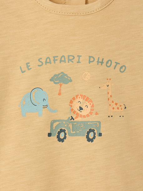 T-shirt bébé garçon safari cappuccino - vertbaudet enfant 