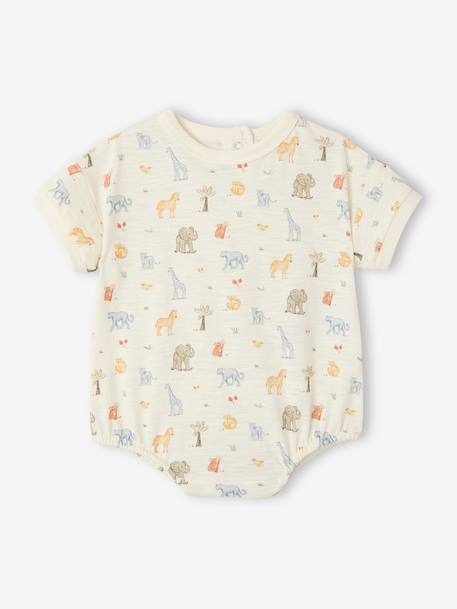 Boys' bodysuit and dungaree set khaki - vertbaudet enfant 