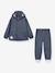 Children's rain jacket and trouser set MATREINAR MINI A TURE deep blue+green - vertbaudet enfant 