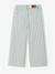 Girl's striped trousers sage green - vertbaudet enfant 