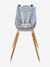 VERTBAUDET High Chair Cushion Blue Stripes+chequered green+ecru+mustard+printed beige+White - vertbaudet enfant 