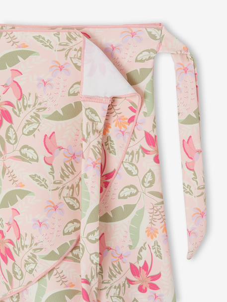 Jupe de bain fille à nouer rose pâle - vertbaudet enfant 