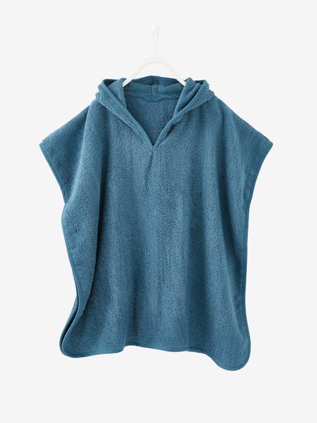 Bath Poncho for Children, Dino Blue - vertbaudet enfant 
