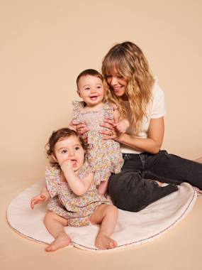 Baby-Dresses & Skirts-Baby dress with matching organic cotton knickers