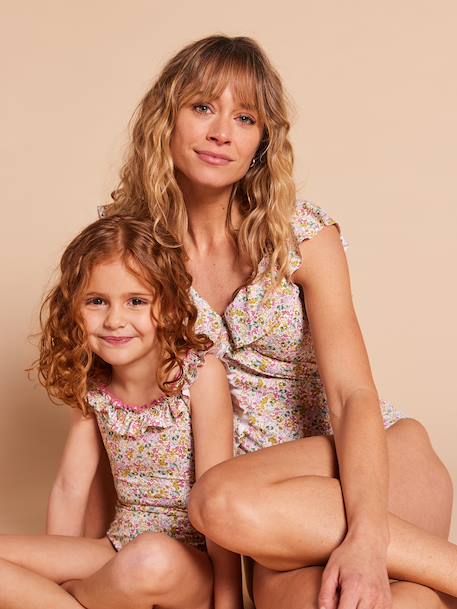 One-piece swimsuit family capsule multicoloured - vertbaudet enfant 