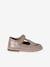 Leather Shoes for Girls, Designed for Autonomy gold+printed beige+rosy - vertbaudet enfant 