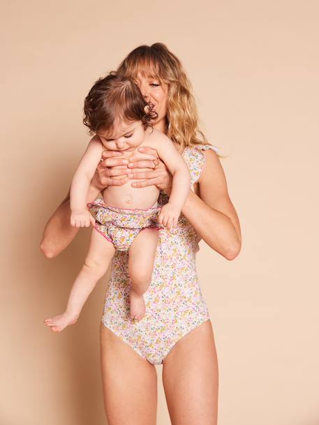 Maillot de bain 1 pièce capsule famille multicolore - vertbaudet enfant 