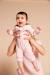 Baby pyjamas with wide neck in organic cotton rosy - vertbaudet enfant 