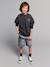 Bermuda skateur denim bleached+denim gris - vertbaudet enfant 