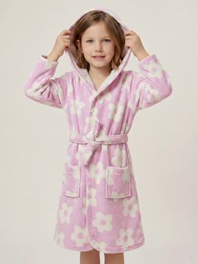Bedding & Decor-Bathing-Customisable MARGUERITE bathrobe for children, with recycled cotton