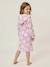 Customisable MARGUERITE bathrobe for children, with recycled cotton mauve - vertbaudet enfant 